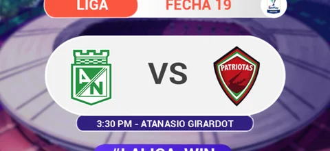 En vivo: Mira aquí el partido entre Nacional y Patriotas